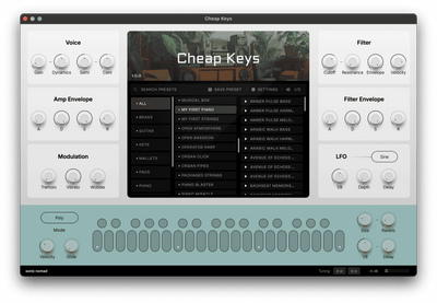 SonicNomad Cheap Keys Virtual Instrument