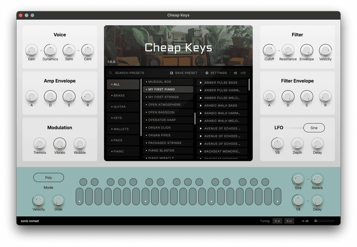 Cheap Keys Virtual Instrument