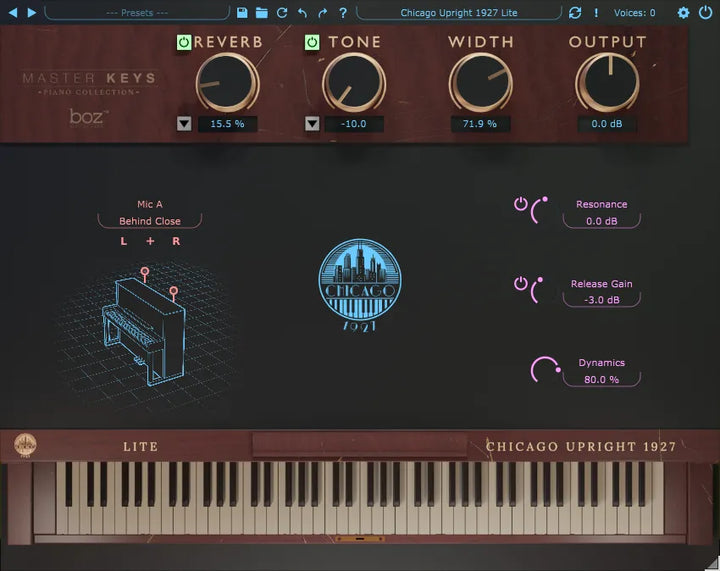 BOZ DIGITAL Boz Chicago Upright 1927 Lite