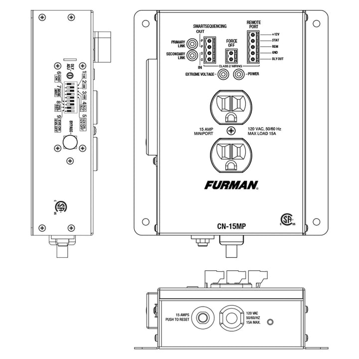 Furman Contractor Series CN-15MP MiniPort
