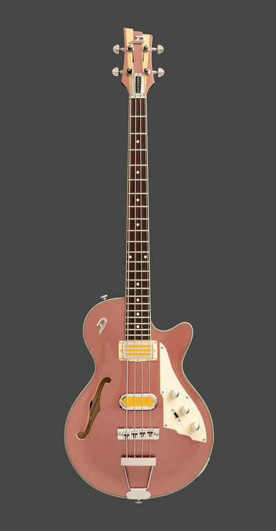Duesenberg Alliance Series Dave Landreth Signature Electric Bass Guitar (Catalina Sunset Rose)
