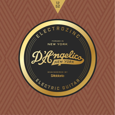D'Angelico Electrozinc Electric Guitar Strings (Jazz 12-52)