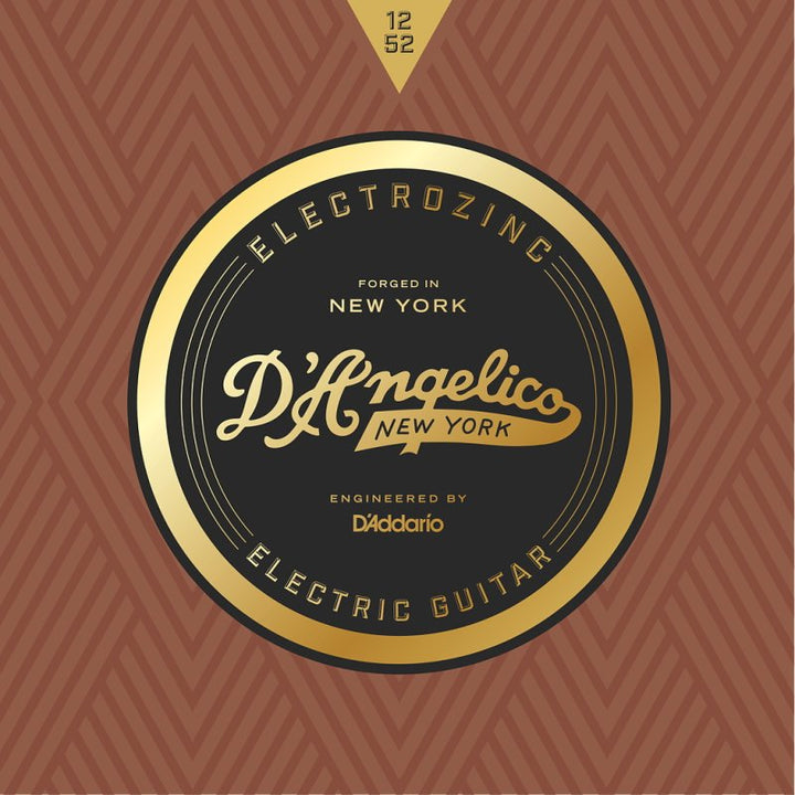 D'Angelico Electrozinc Electric Guitar Strings (Jazz 12-52)