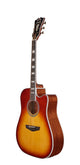 D'Angelico Premier Bowery Acoustic-Electric Guitar (Iced Tea Burst)