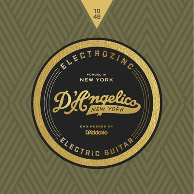 D'Angelico Electrozinc Electric Guitar Strings (10-46)