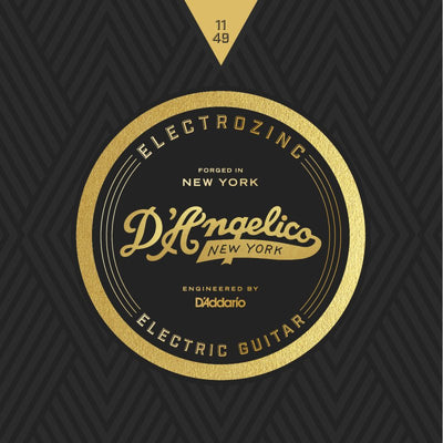 D'Angelico Electrozinc Electric Guitar Strings (11-49)