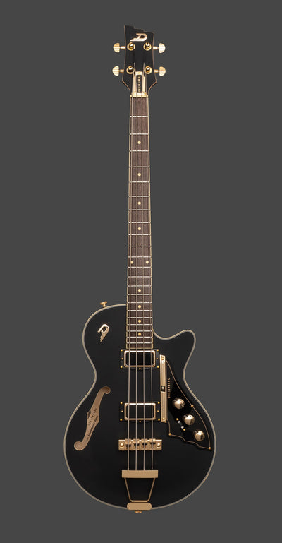 Duesenberg Starplayer Bass Short Scale Electric Bass Guitar (Black Velvet)