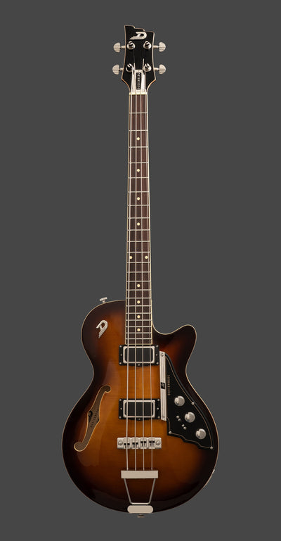 Duesenberg Starplayer Bass Short Scale Electric Bass Guitar (Tobacco Burst)