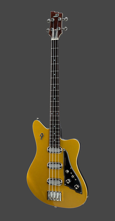 Duesenberg Triton Bass Long Scale Electric Bass Guitar (Gold Top)