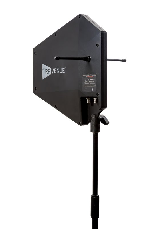 RF Venue Diversity Fin IPX Antenna, Black (470 to 928 MHz)