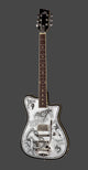 Duesenberg Alliance Series Johnny Depp Signature Electric Guitar (Black & Aluminum)
