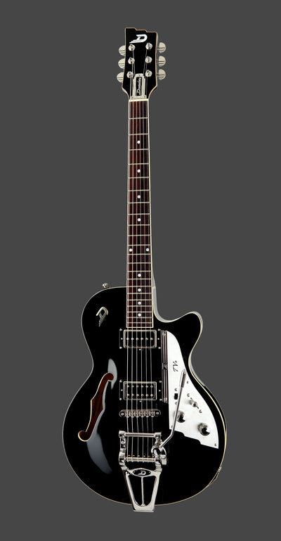 Duesenberg Starplayer TV Plus Electric Guitar with Piezo (Black)