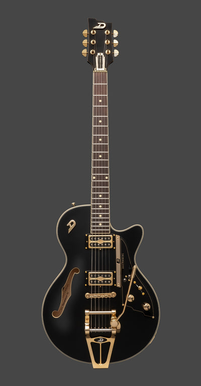 Duesenberg Starplayer TV Velvet Electric Guitar (Black Velvet)