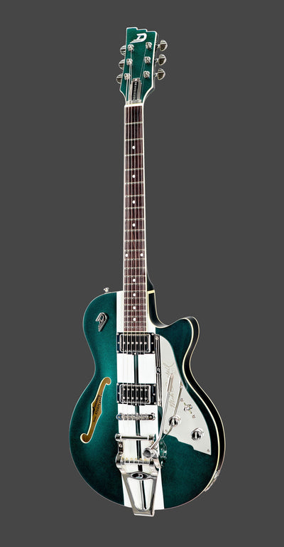 Duesenberg Alliance Series Mike Campbell 40th Anniversary Electric Guitar (Green & White)