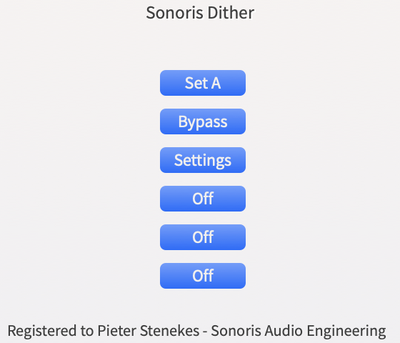 SONORIS Sonoris Dither