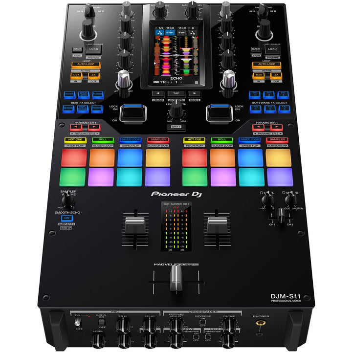 Pioneer DJ Pioneer DJ DJM-S11 Professional Scratch Style 2-Channel DJ Mixer (Black)
