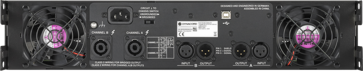 Dynacord Dynacord L1800FD-US 2X950W DSP Power Amplifier - Amplifiers & Receivers