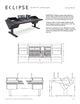 Argosy Eclipse for S4, 4 Foot Wide, 8sp Rack Left, 8sp Rack Right, Black EPs, Black legs