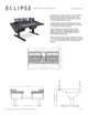 Argosy Eclipse for S4, 5 Foot Wide, Nothing Left, Nothing Right, Black EPs, Black legs