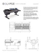 Argosy Eclipse for S4, 5 Foot Wide, 8sp Rack Left, Nothing Right, Mahogany EPs, Black legs