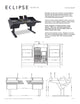 Argosy Eclipse for S6, 2 Bucket Wide, 8sp Rack Right & Left, Mahogany EPs, Black legs
