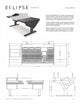 Argosy Eclipse for S6, 5 bucket wide, Rack Left, Desk Right, Black EPs, Black legs