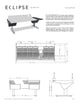 Argosy Eclipse for S6, 7 bucket wide, Nothing Left, Desk Right, Black EPs, Black legs
