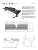 Argosy Eclipse for S6, 9 bucket wide, Nothing Left, Desk Right, Black EPs, Black legs