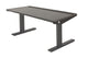 Argosy Eclipse Edit Desk w/no Rack, Black EPS, Black legs
