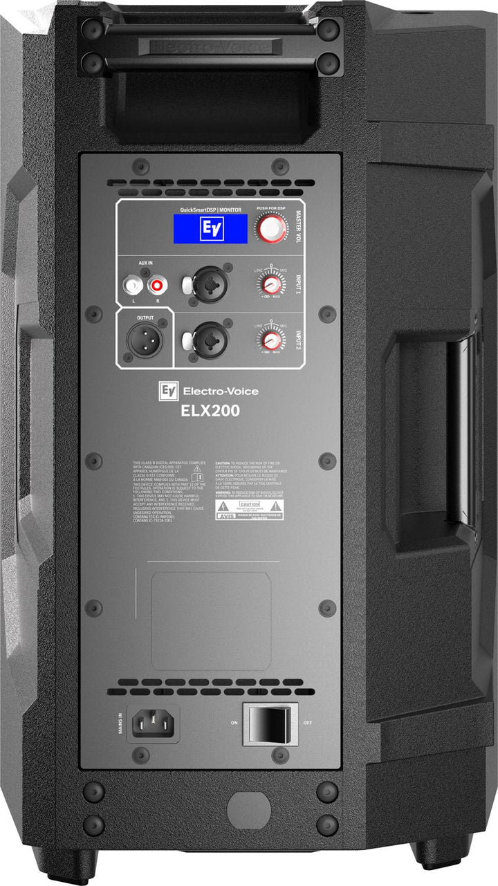 Electro-Voice Electro-Voice ELX200-10P-US 10in 2-Way Powered Loudspeaker - 1200W- Black
