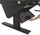 Eclipse Universal Workstation w/Rack Left & Right, 1260mm Center Desk, Black EPs, Black legs (2)