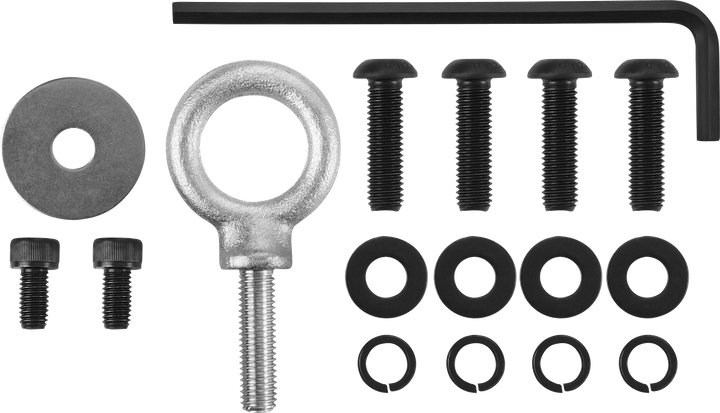 Electro-Voice EKX-BRKT15 Wall Mount Bracket for EKX-15/15P - Black – three-quarter left