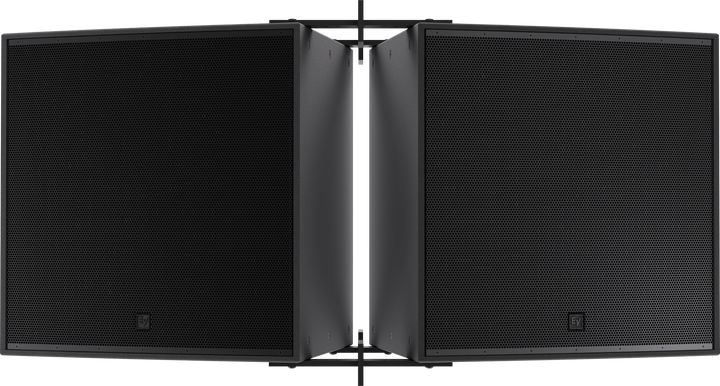 Electro-Voice EVH-15/66-BFW 15in 2-Way Horn-Loaded Speaker- Outdoor - Black – three-quarter left