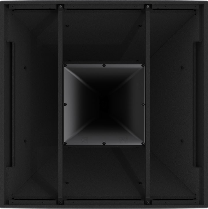 Electro-Voice EVH-15/64-B 15in 2-Way Horn-Loaded Speaker- Indoor - Black – three-quarter left
