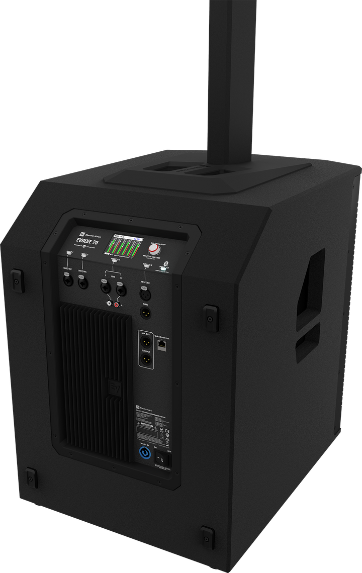 Electro-Voice Electro-Voice EVOLVE70-SB-US 15in Portable Bluetooth Subwoofer - Black