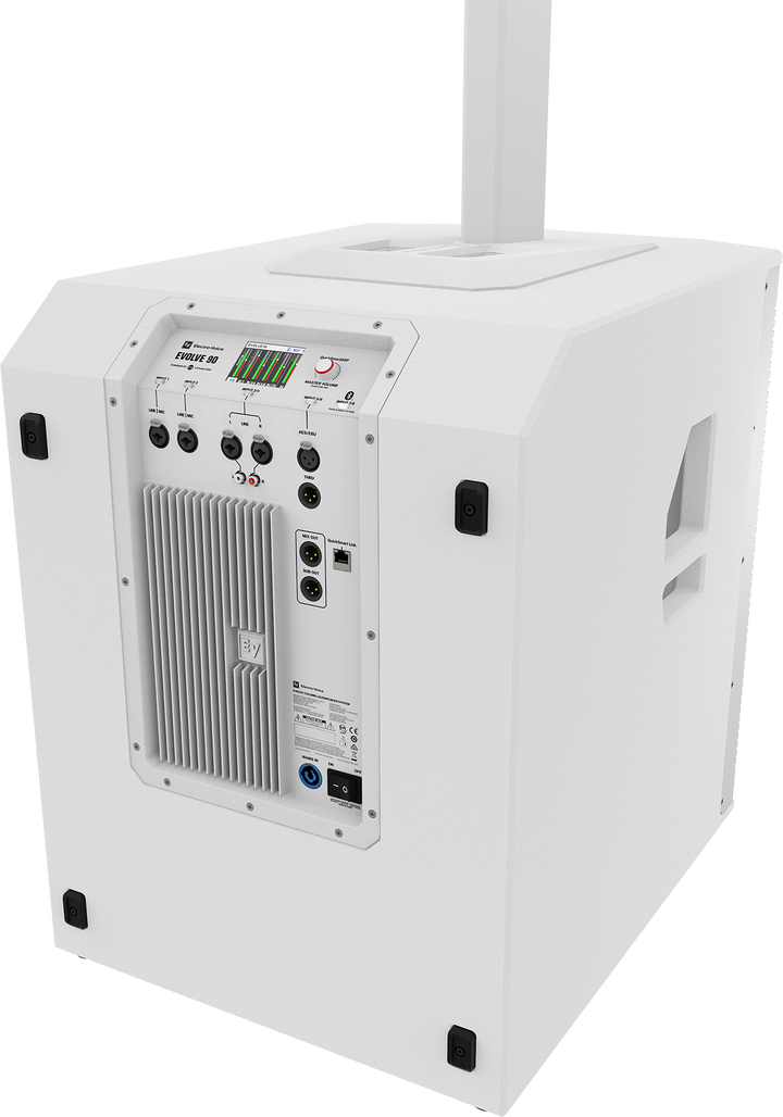 Electro-Voice Electro-Voice EVOLVE90-SW 18in Portable Bluetooth Subwoofer - White