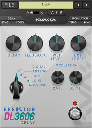 KUASSA Kuassa Efektor DL3606 Delay