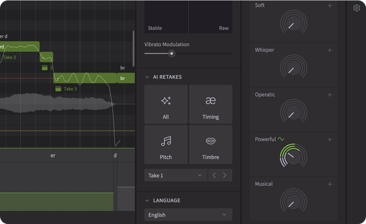 DREAMTONICS Dreamtonics Synthesizer V Pro Mand Bdl 3 Voices
