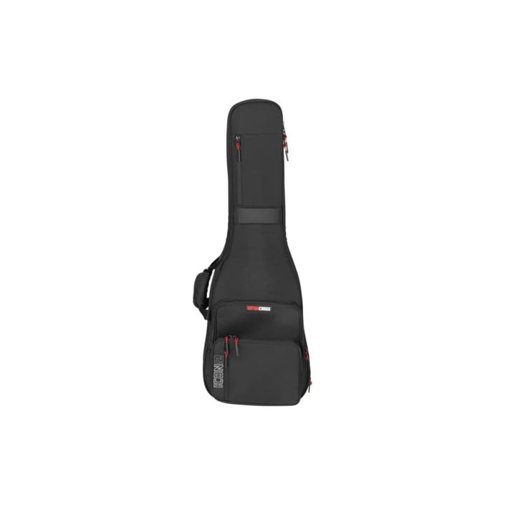 Gator Gator G-ICONTTELEC-BLK Icon Take Two Series Bag Holds 2 Electric Guitars