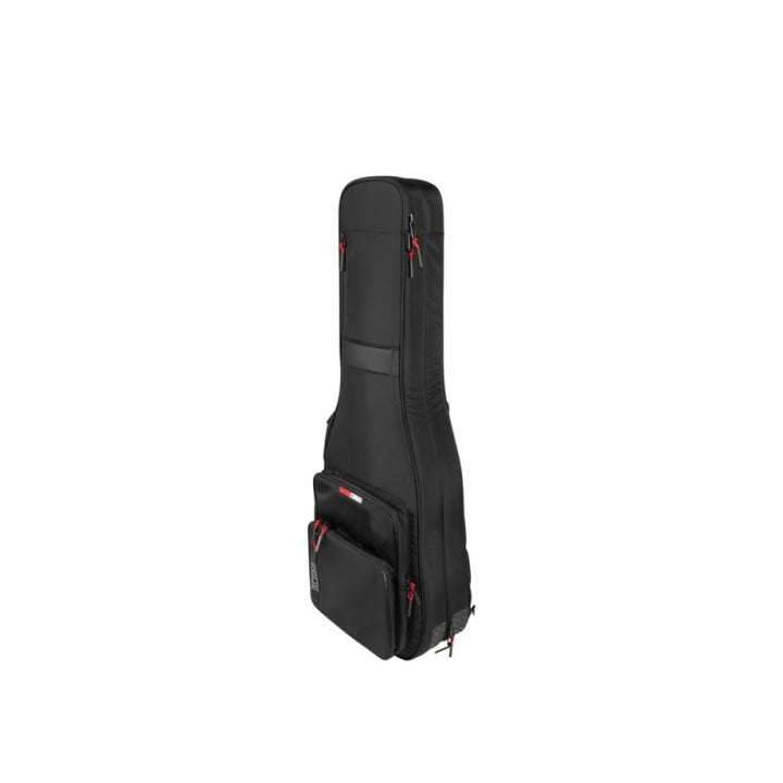 Gator Gator G-ICONTTELEC-BLK Icon Take Two Series Bag Holds 2 Electric Guitars