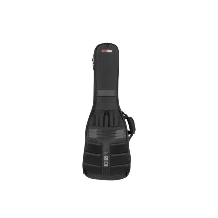 Gator Gator G-ICONTTELEC-BLK Icon Take Two Series Bag Holds 2 Electric Guitars