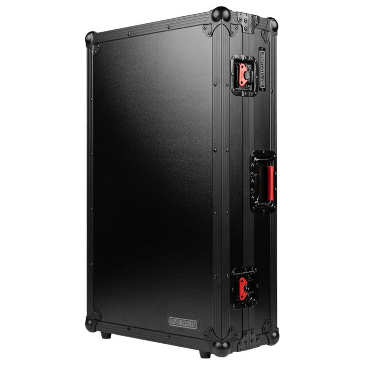 Gator Gator G-ONYXUD-REV7 ONYX Flight Case with Upper Deck Platform for Pioneer DJ DDJ-REV7 DJ Controller, Black on Black