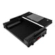 Gator Gator G-ONYXUD-REV7 ONYX Flight Case with Upper Deck Platform for Pioneer DJ DDJ-REV7 DJ Controller, Black on Black