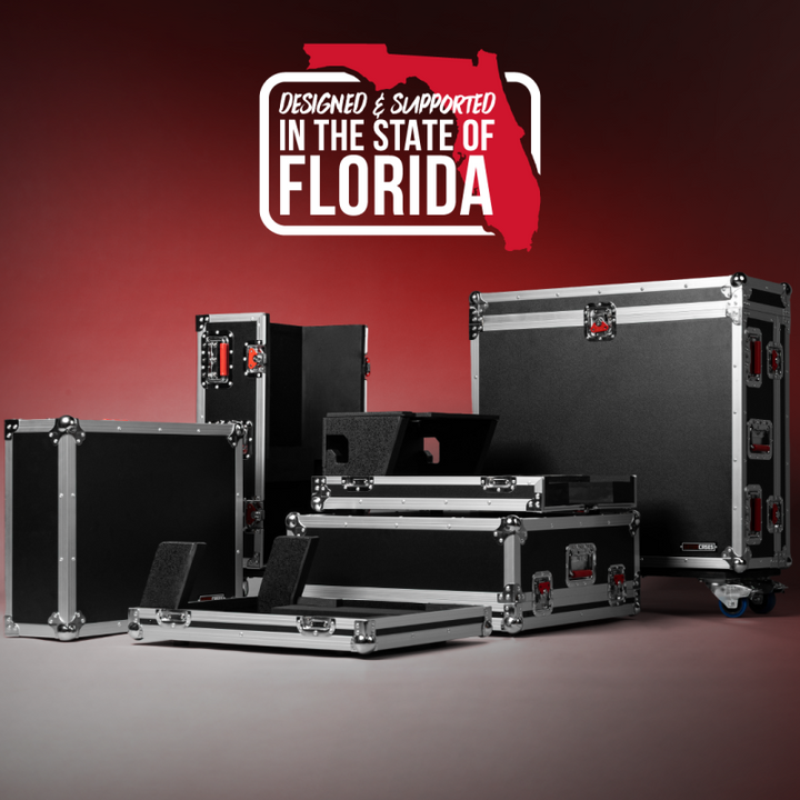 Gator Gator G-TOURQU6 GTOUR Series ATA-Style Road Case with Doghouse for A&H Qu-6 or Qu-6D Mixer