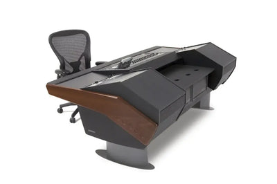 Argosy G30 for Avid S3 & Dock w/2 9 Space Racks, Mahogany End Panels & Gunmetal Gray Legs