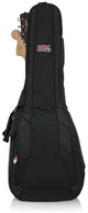 Gator Gator GB-4G-ACOUELECT 4G Series Double Guitar Bag for Acoustic and Electric Guitar with Adjustable Backpack Straps