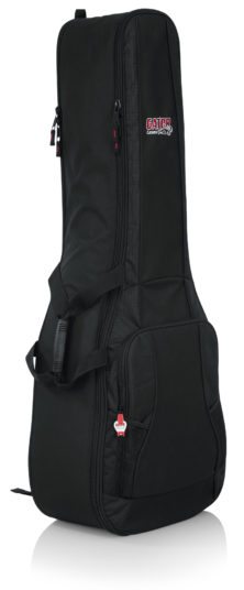 Gator Gator GB-4G-ACOUELECT 4G Series Double Guitar Bag for Acoustic and Electric Guitar with Adjustable Backpack Straps