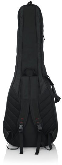 Gator Gator GB-4G-ACOUELECT 4G Series Double Guitar Bag for Acoustic and Electric Guitar with Adjustable Backpack Straps