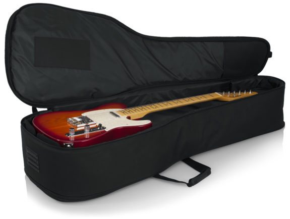 Gator Gator GB-4G-ACOUELECT 4G Series Double Guitar Bag for Acoustic and Electric Guitar with Adjustable Backpack Straps