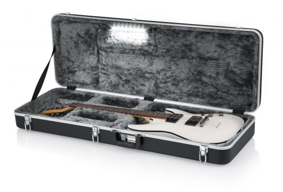 Gator Gator GC-ELECTRIC-LED Deluxe Molded Case for Electric Guitars; LED Edition
